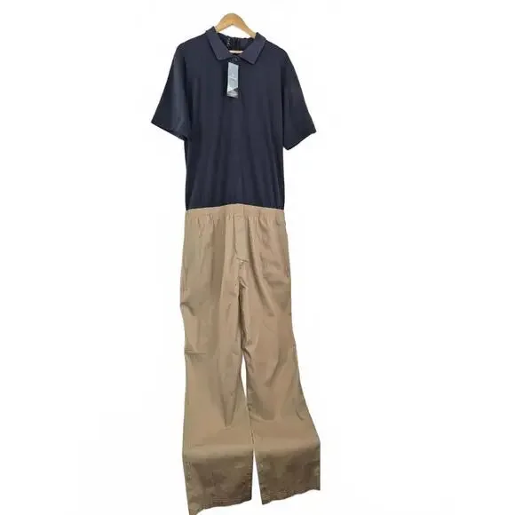Silverts Adaptive Lot Of 2 Mens Stay Dressed Jumpsuit Short Sleeve Pockets Color